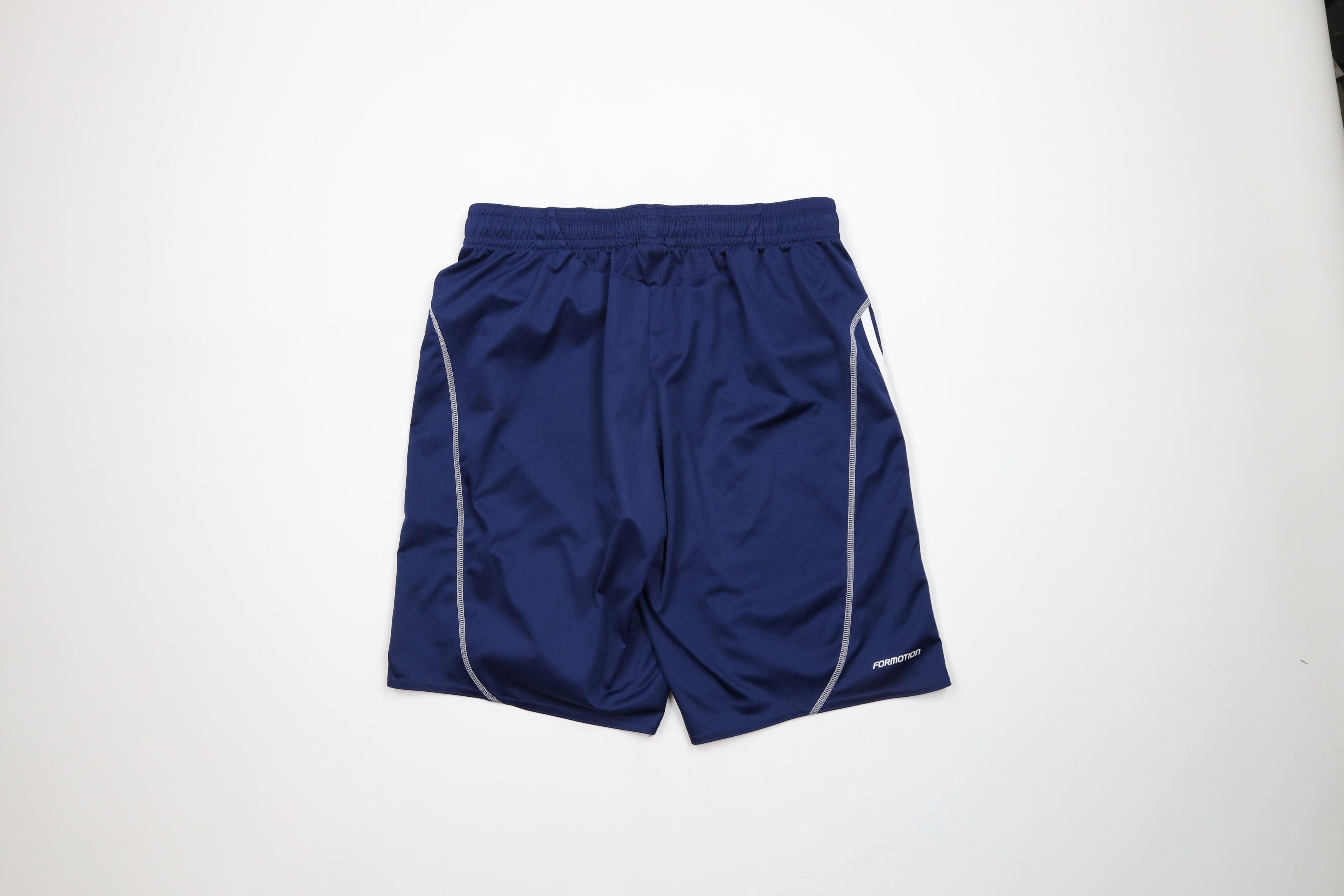 Adidas × Vintage Vintage Adidas Striped Running Jogging Soccer Shorts Blue Size US 36 / EU 52 - 8 Thumbnail