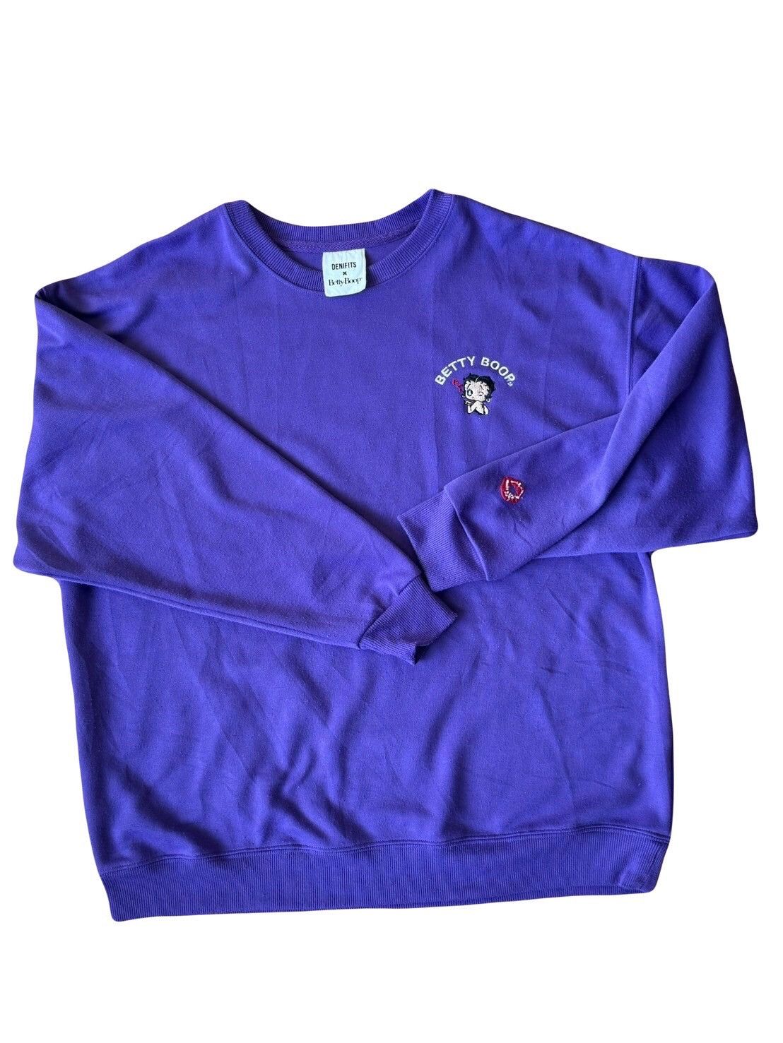 Cartoon Network × Japanese Brand × Vintage Denifits X Betty Boop Sweatshirt Size US M / EU 48-50 / 2 - 1 Thumbnail