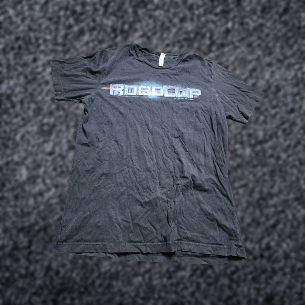 Vintage VINTAGE Robocop Movie Promo T-Shirt Men Large Black Cotton Sci-Fi 2010s Officially Licensed Size US L / EU 52-54 / 3 - 1 Thumbnail