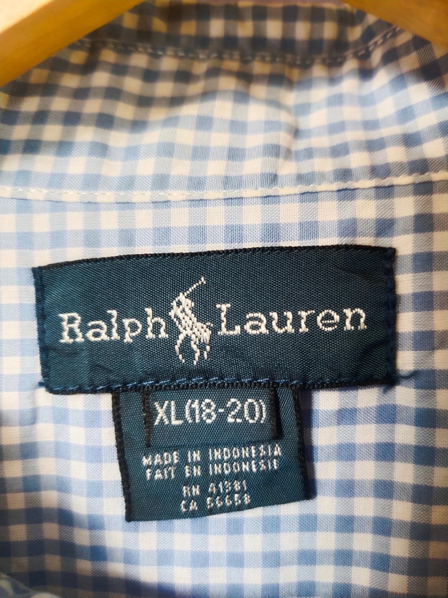 Ralph Lauren Vintage Polo Ralph Lauren Light Blue Plaid Shirt Size XL / US 12-14 / IT 48-50 - 3 Thumbnail