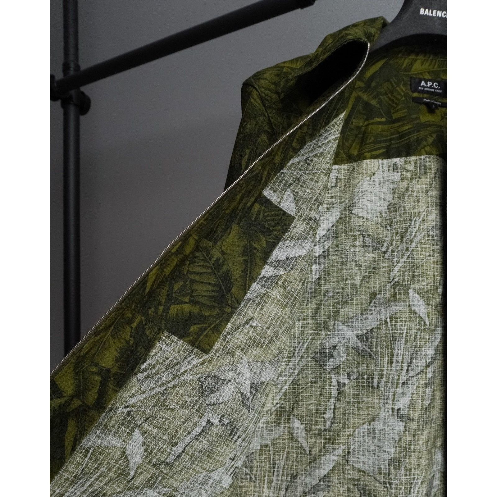 A.P.C. APC harry camo print green ripstop zip overshirt jacket Size US L / EU 52-54 / 3 - 9 Thumbnail