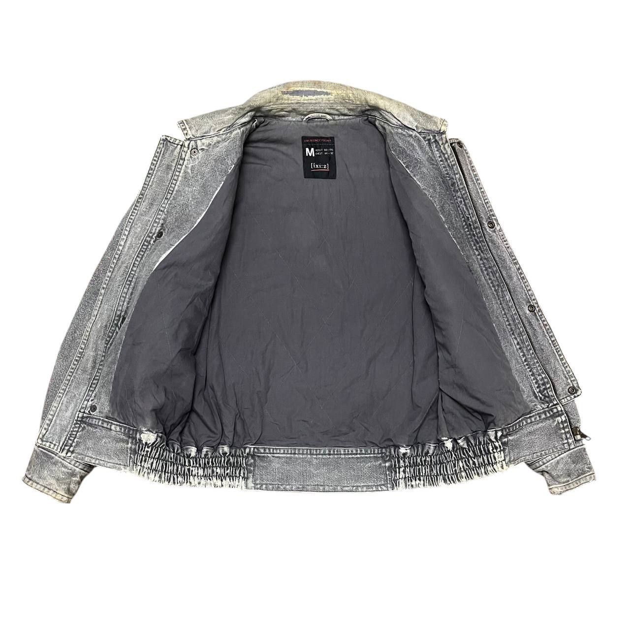 Japanese Brand Vintage IXI:Z Denim Jacket Emergency Pocket Distressed Size US M / EU 48-50 / 2 - 10 Thumbnail