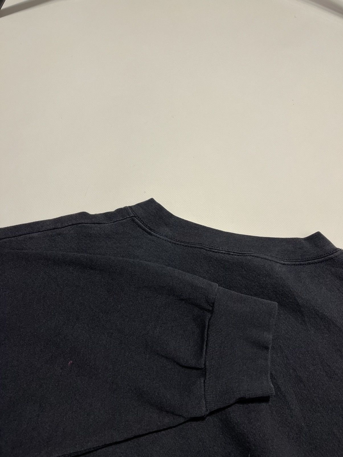 Lee Perfectly Faded Black 90s Lee Heavyweight Sweatshirt Boxy Size US XL / EU 56 / 4 - 9 Thumbnail