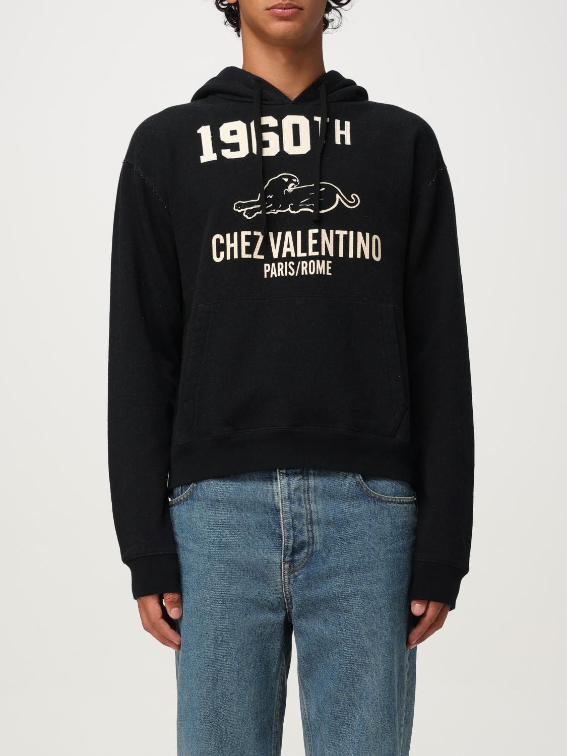 Valentino Valentino Sweatshirt Men Black Size US XL / EU 56 / 4 - 1 Thumbnail