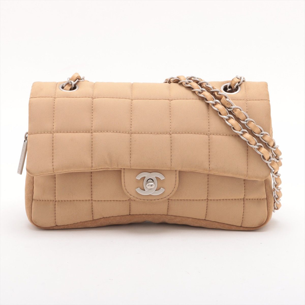 Chanel Chanel Chocolate bar beige nylon Size ONE SIZE - 1 Thumbnail