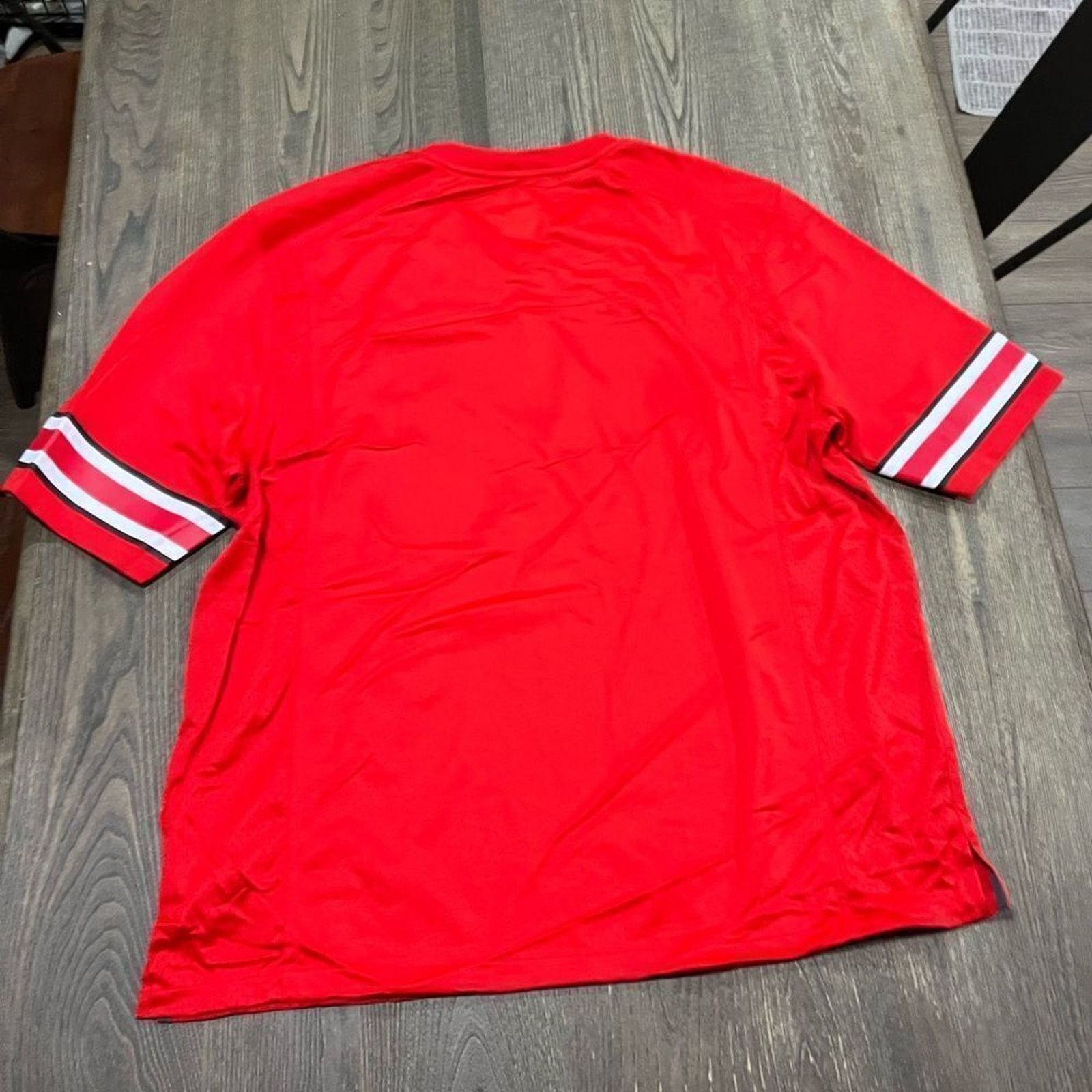 Nike NWOT Nike Team Dri-Fit Men's Jersey V-Neck Red Size XXL Size US XXL / EU 58 / 5 - 6 Thumbnail