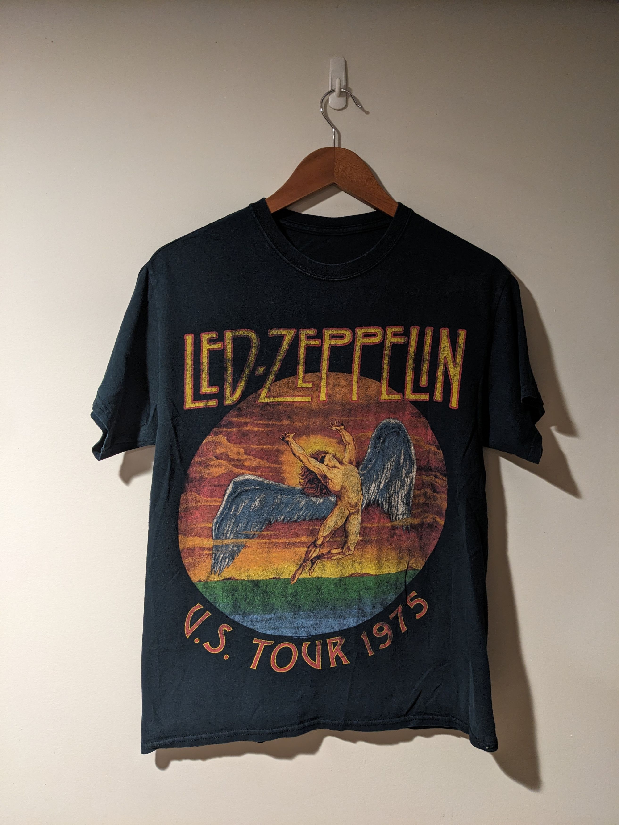 Led Zeppelin × Vintage Vintage 2011 Led Zeppelin Swan Song Band Music T-Shirt Size US M / EU 48-50 / 2 - 1 Thumbnail