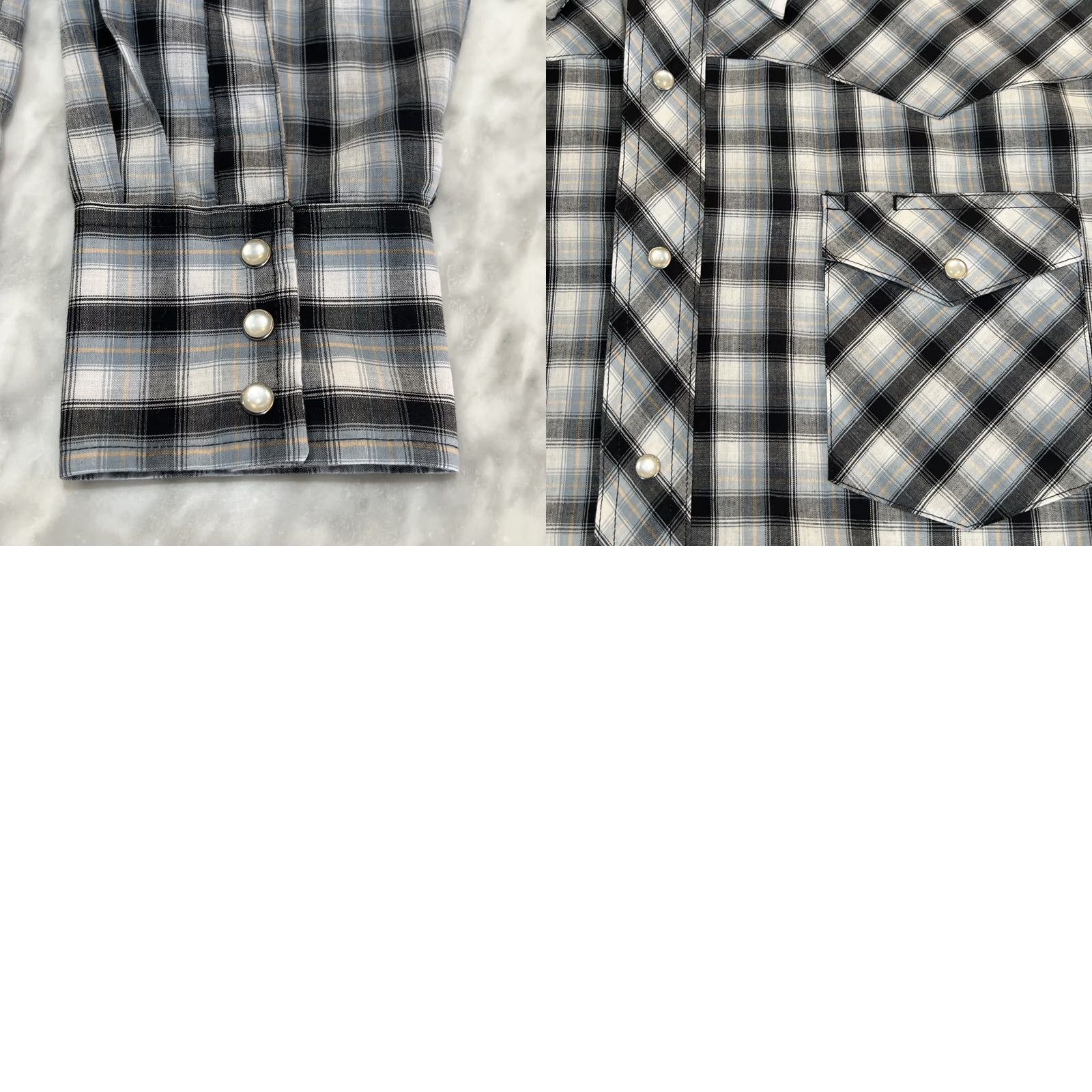 Wrangler Wrangler Mens 2XL Plaid Long Sleeve Snap Shirt Set 2 Cowboy Western Rancher Size US XXL / EU 58 / 5 - 11 Thumbnail