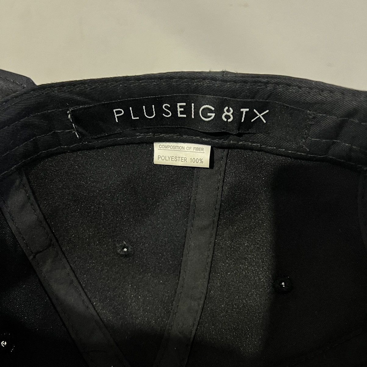 If Six Was Nine Pluseig8tx Pluseightx Plus Eight X Pierrot Black Satin Cap Size ONE SIZE - 10 Thumbnail