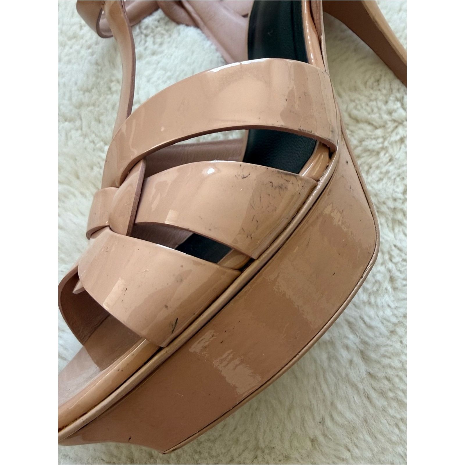 Yves Saint Laurent Yves Saint Laurent tribute nude sandals size 38EU Size US 8 / IT 38 - 4 Thumbnail