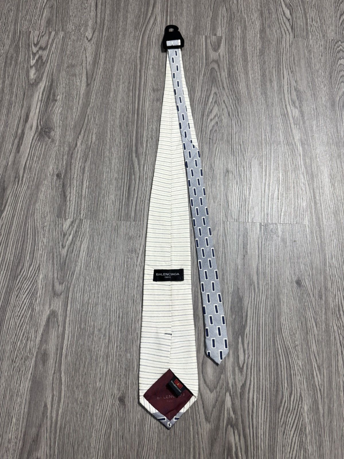 Balenciaga Balenciaga Vintage Silk Tie Size ONE SIZE - 5 Thumbnail