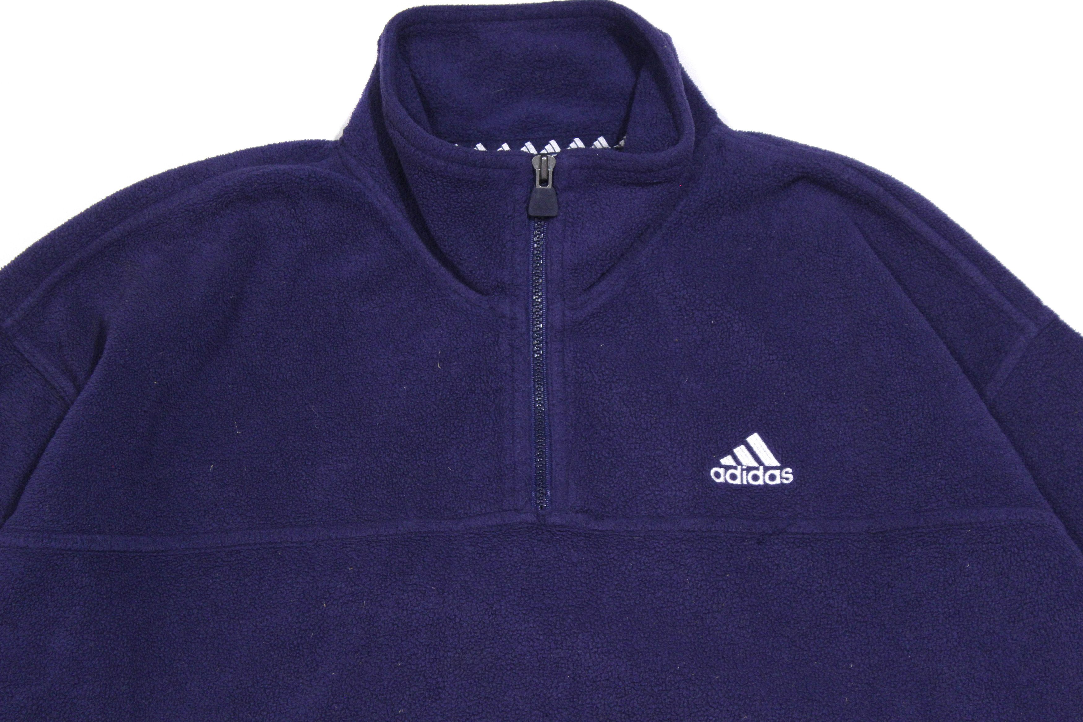 Adidas 1999 Logo Fleece Anorak Size US XL / EU 56 / 4 - 3 Thumbnail