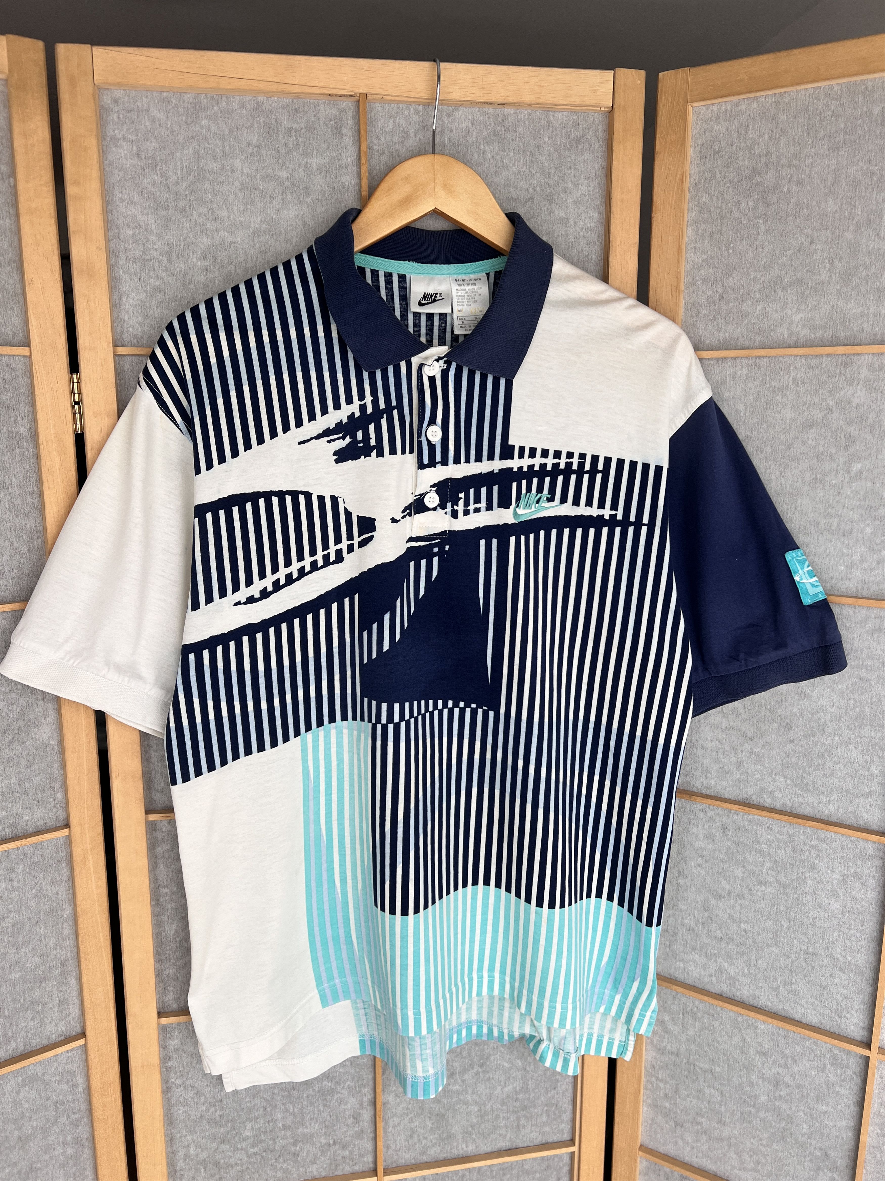 Nike ARCHIVE 1990s NIKE CHALLENGE COURT POLO SHIRT ANDRE AGASSI Size US M / EU 48-50 / 2 - 10 Thumbnail