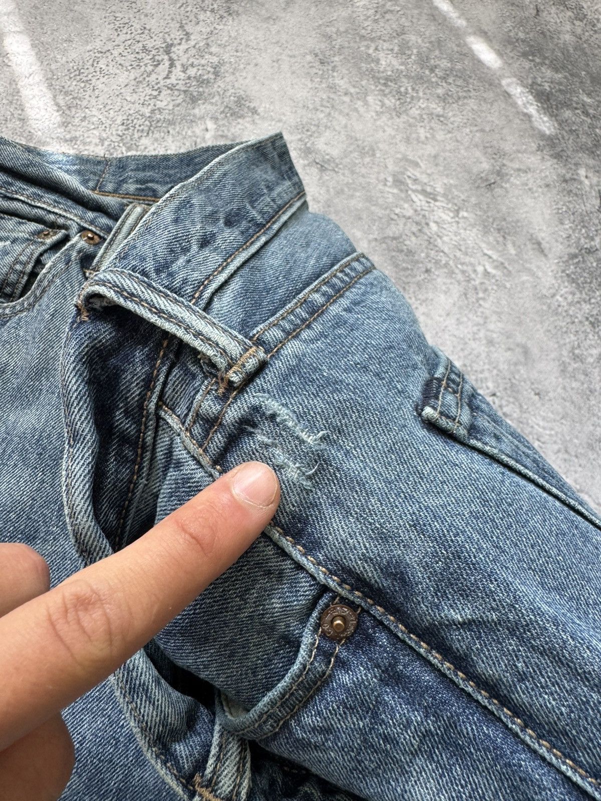 Levi's × Vintage Vintage Levi’s 501 Faded Blue Jeans 34x30 Size US 34 / EU 50 - 12 Thumbnail