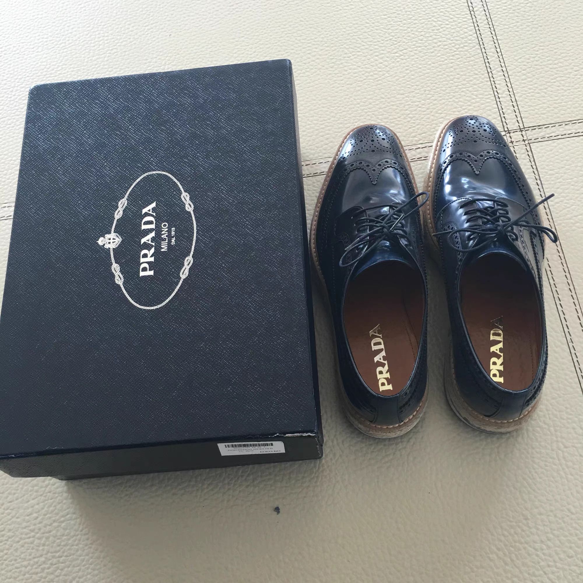 Prada PRADA Classic Vintage Men's Shoes K17 Size US 10 / EU 43 - 2 Thumbnail
