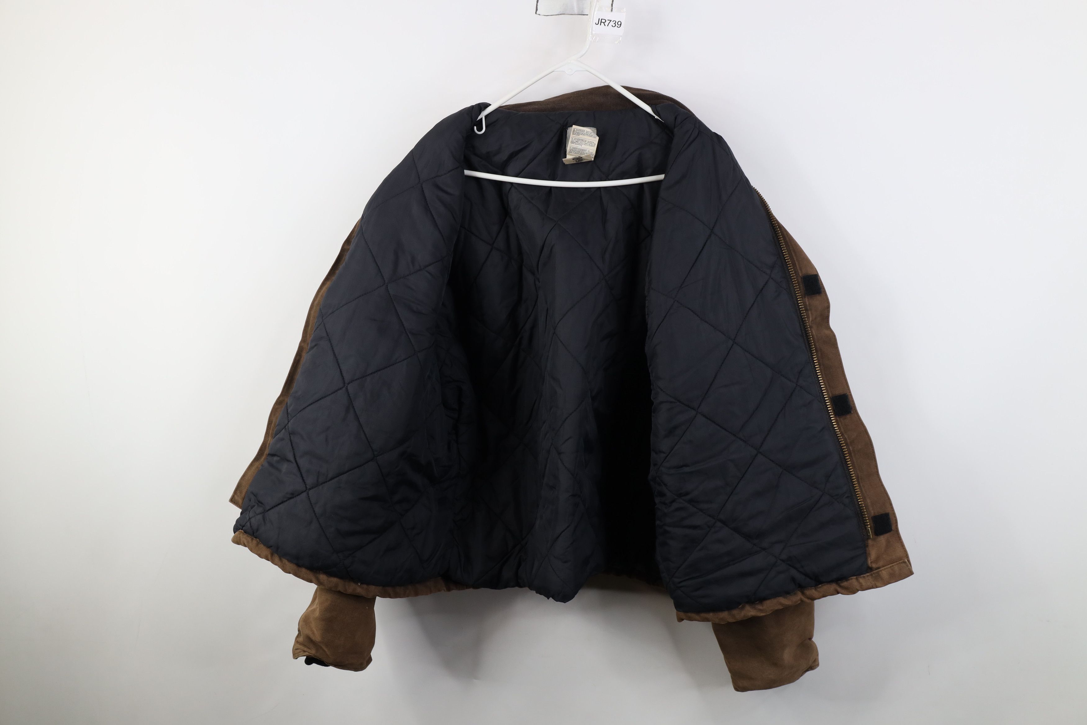 Carhartt Vintage Y2K 2000 Carhartt Detroit Jacket Brown Canvas USA Size US XXL / EU 58 / 5 - 11 Thumbnail