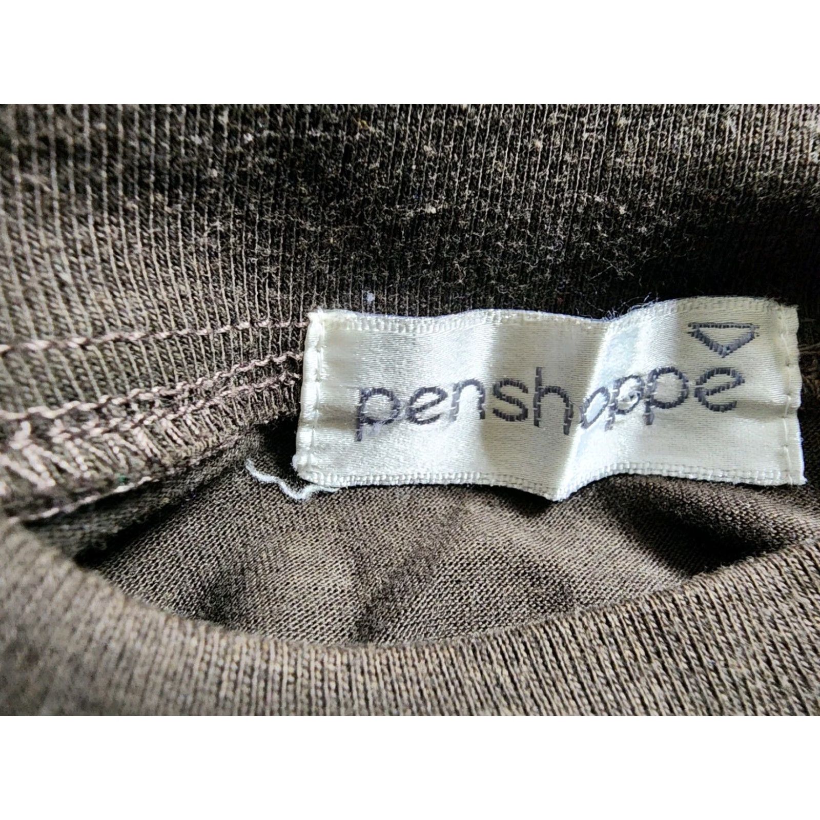 Vintage VINTAGE Penshoppe 90s Aztec Sleeve T Shirt L Mens Brown Cotton Single Stitch Size US L / EU 52-54 / 3 - 8 Thumbnail