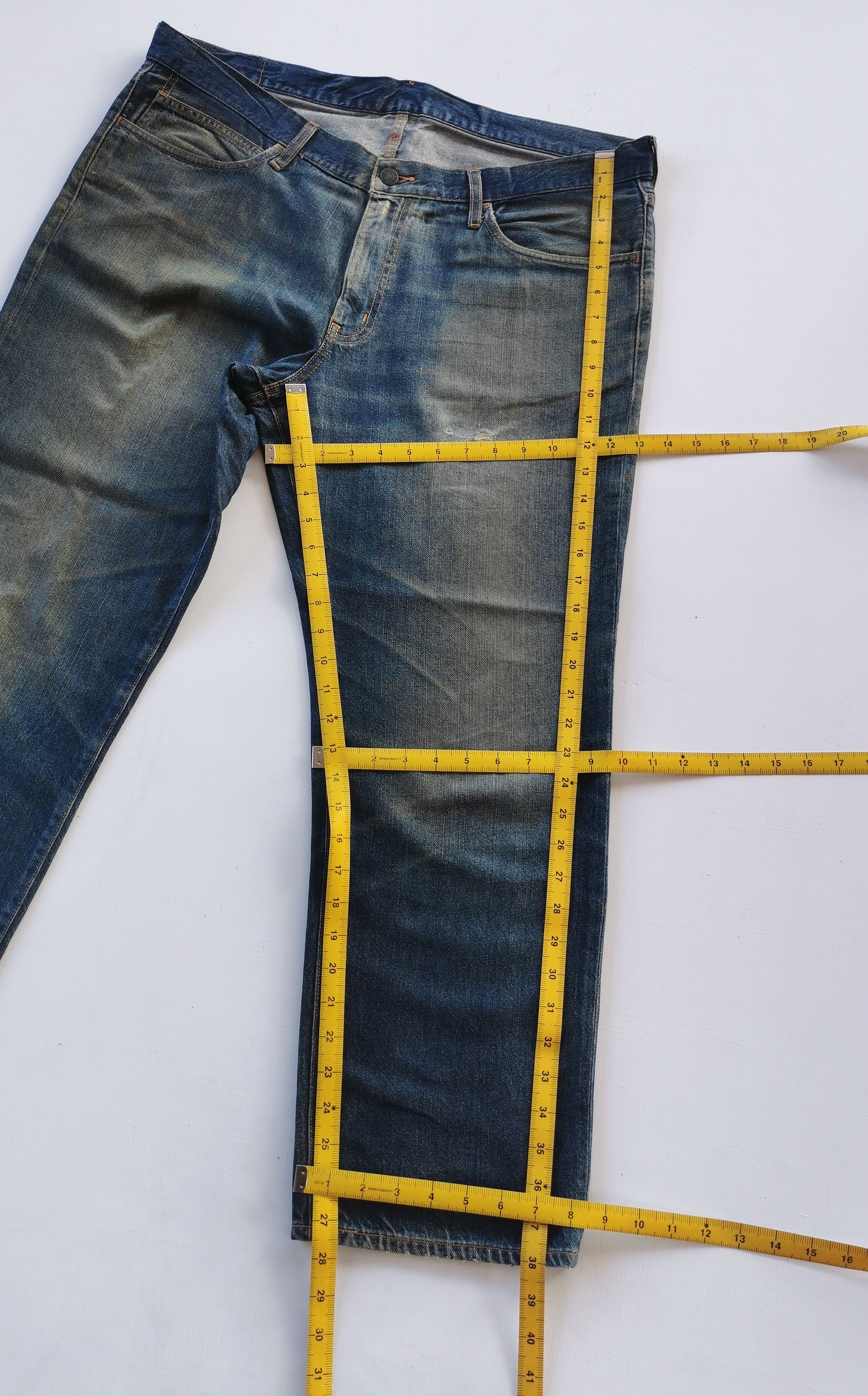 Le Grande Bleu (L.G.B.) Vintage Mudwash United Palette Jeans Size US 39 - 11 Thumbnail