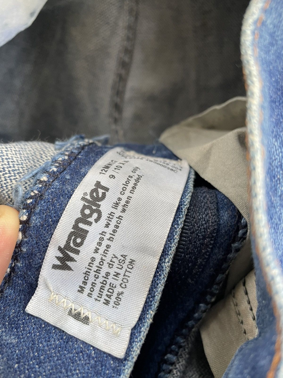 Wrangler VINTAGE WRANGLER DISTRESSED DENIM Size US 36 / EU 52 - 4 Thumbnail