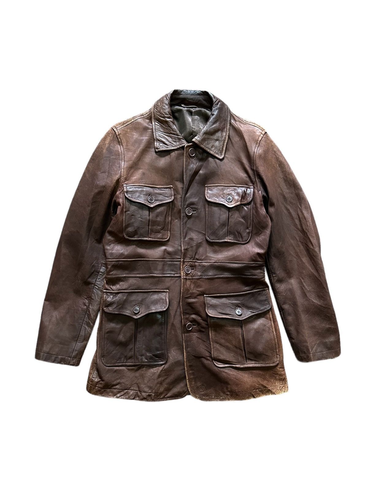 ABAHOUSE Vintage leather abahouse jacket Size US M / EU 48-50 / 2 - 1 Thumbnail
