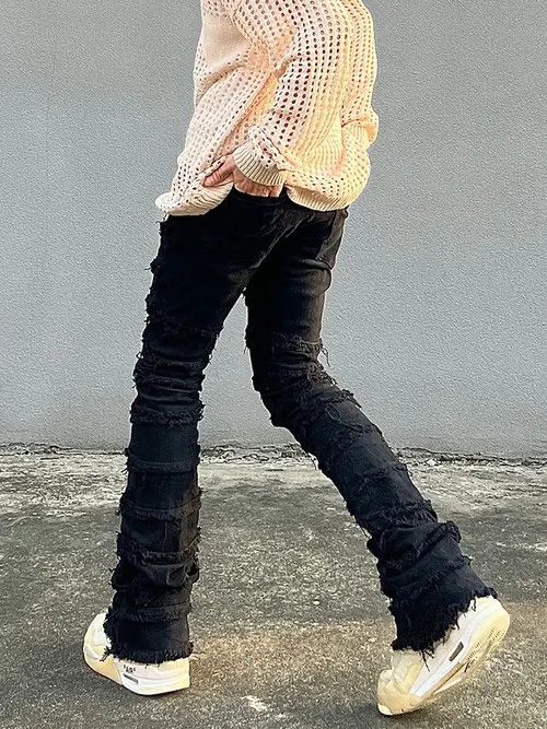 Jean Street hip hop wash Y2K vintage baggy jeans Size US 34 / EU 50 - 5 Thumbnail
