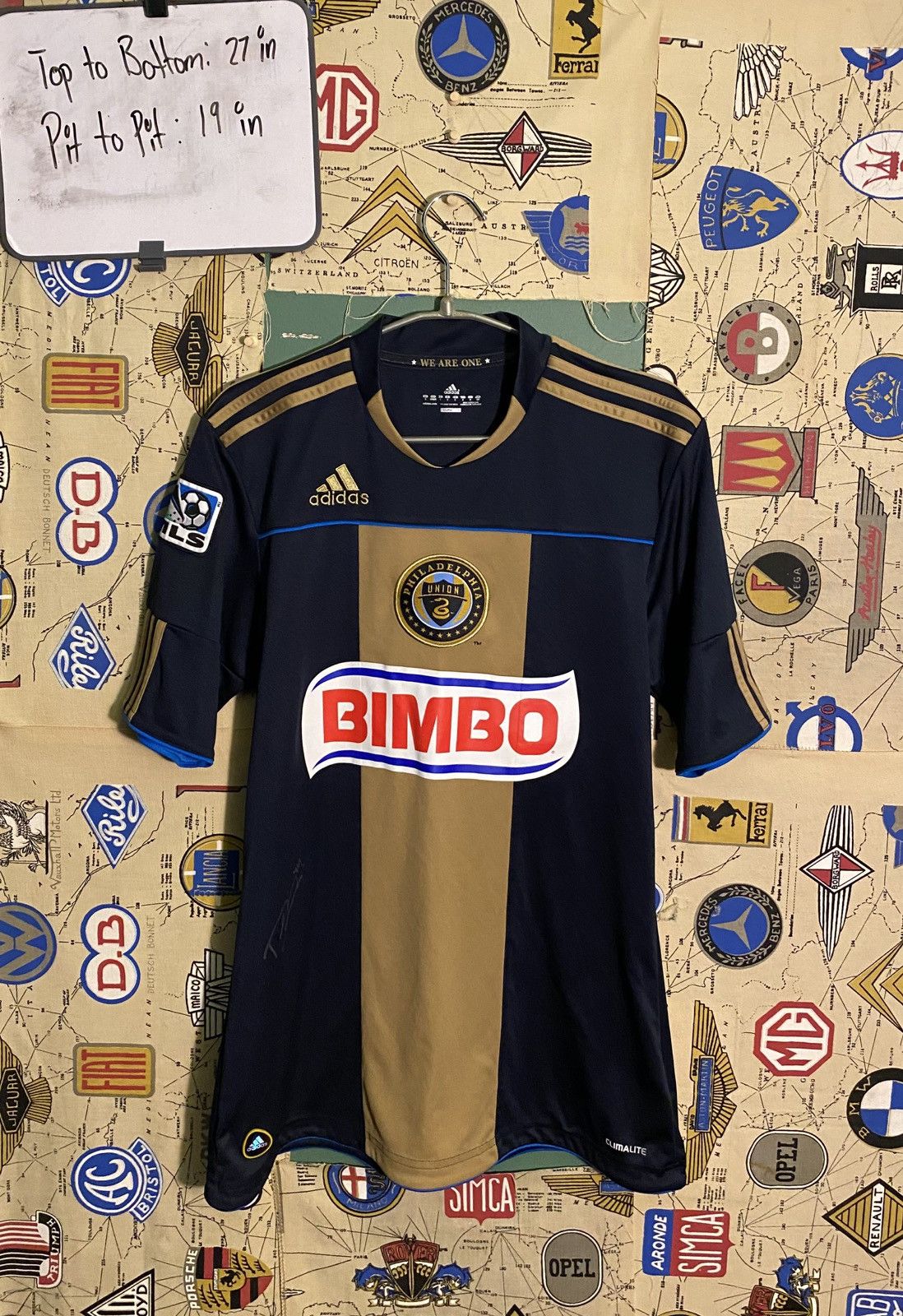 Adidas Adidas Philadelphia Union 11/12 Soccer Jersey Size US S / EU 44-46 / 1 - 2 Thumbnail
