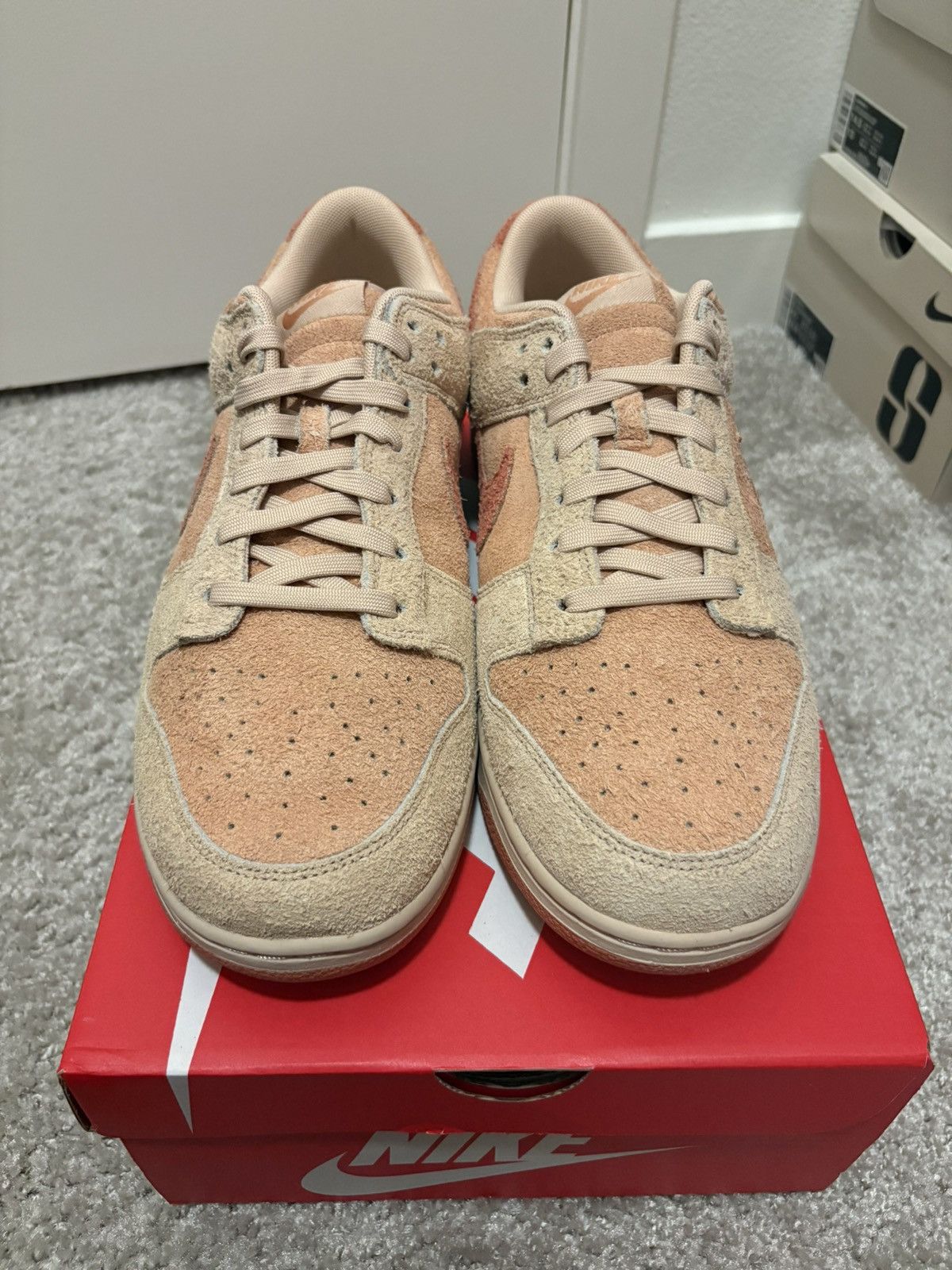 Nike Dunk Low Shimmer Burnt Sunrise Size US 12 / EU 45 - 3 Thumbnail