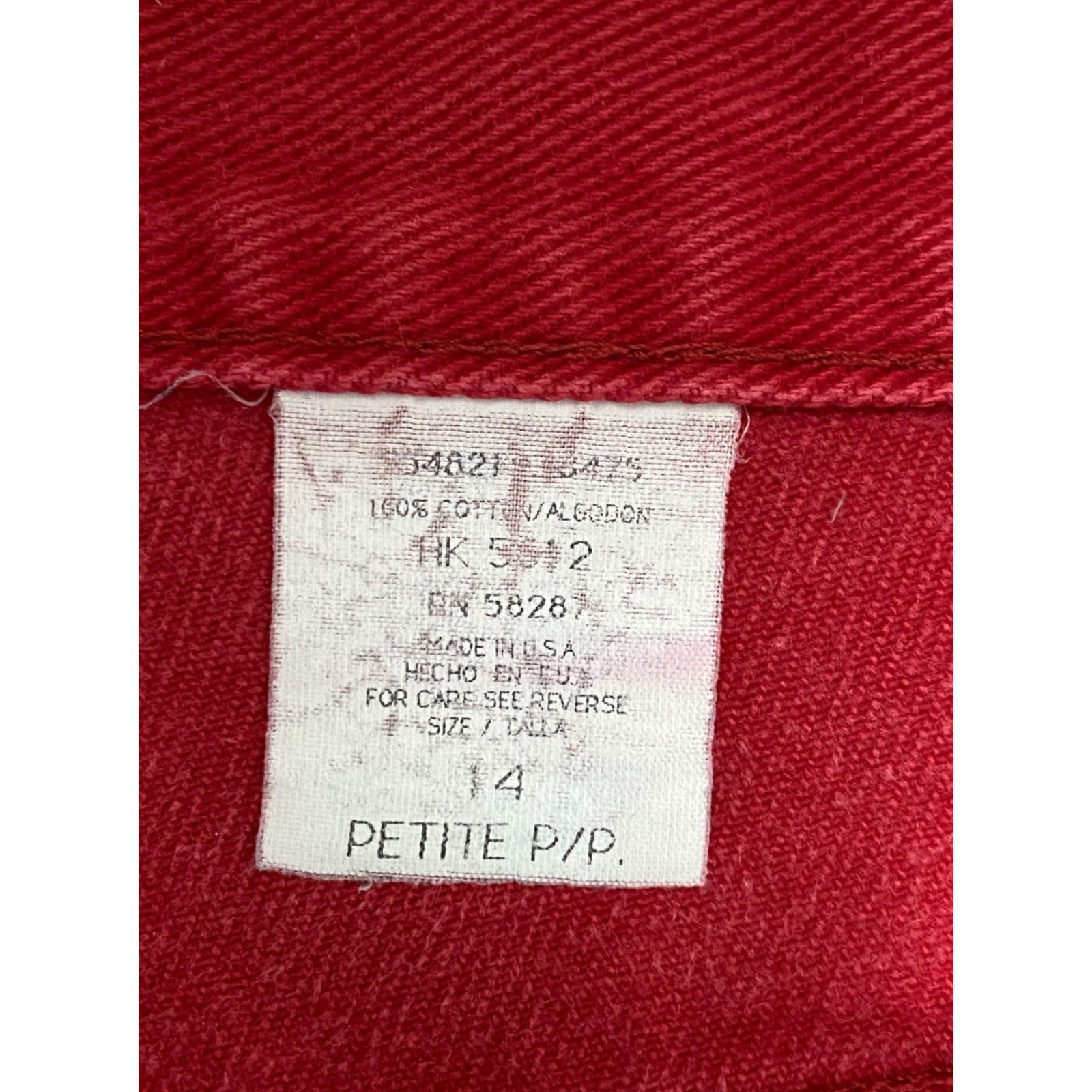 Faded Glory Vintage Faded Glory Jeans Women 14P Pink Red Mom USA Baggy Y2K 5-Pocket Denim 100% Cotton High Rise Inseam 28 in Vintage: Yes US Made Shirt? Size 30" / US 8 / IT 44 - 4 Thumbnail
