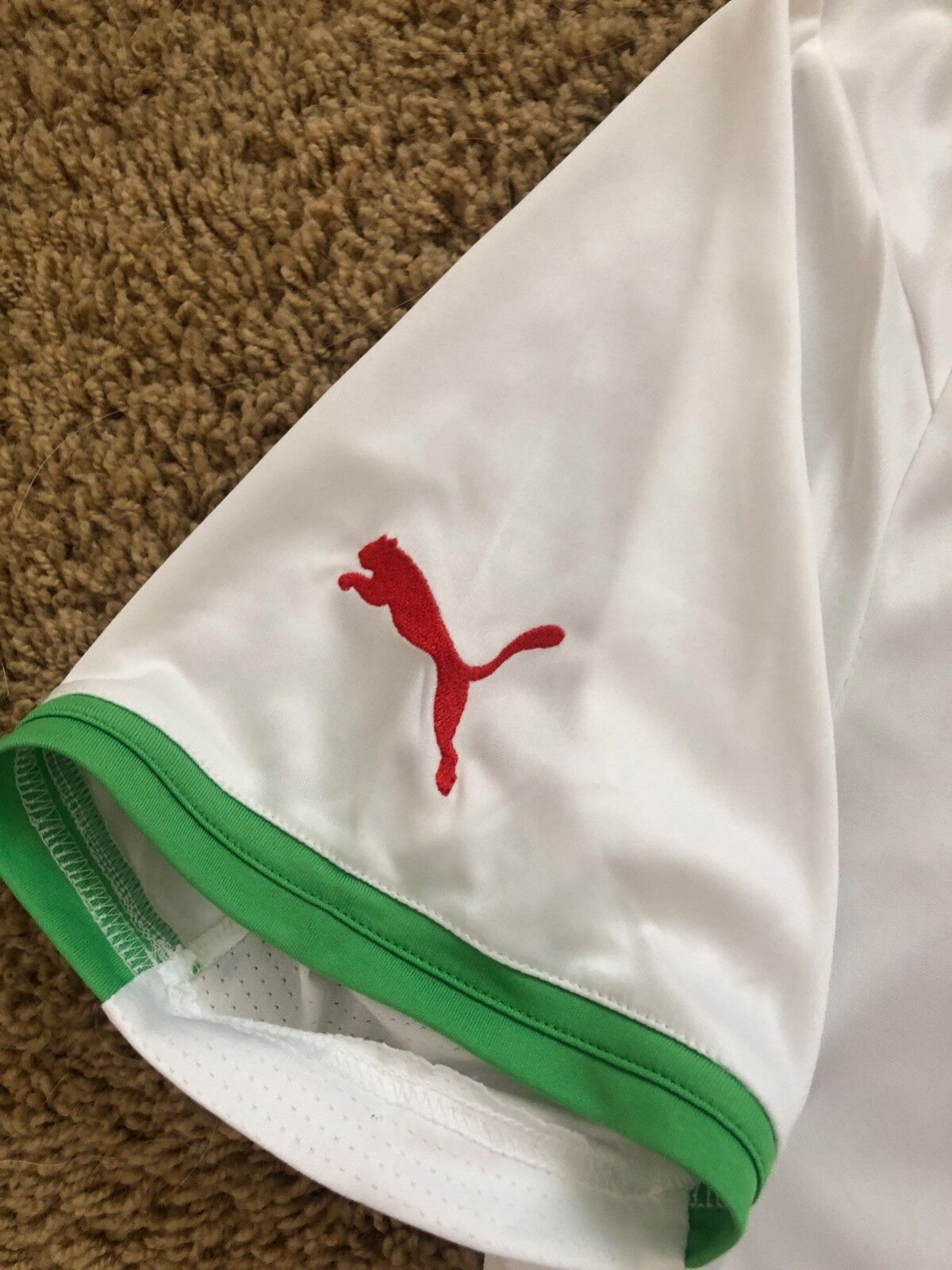 Puma Algeria 2014 PUMA Bougherra White Soccer Jersey Shirt Sz L Size US L / EU 52-54 / 3 - 8 Thumbnail