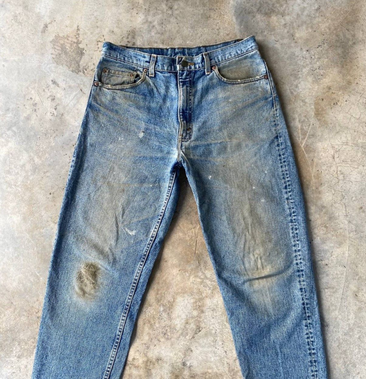 Levi's Vintage Clothing VINTAGE 1993 LEVIS 550 DIRTY MUDWASH GRUNGE JEAN USA W35X31" Size US 35 - 5 Thumbnail