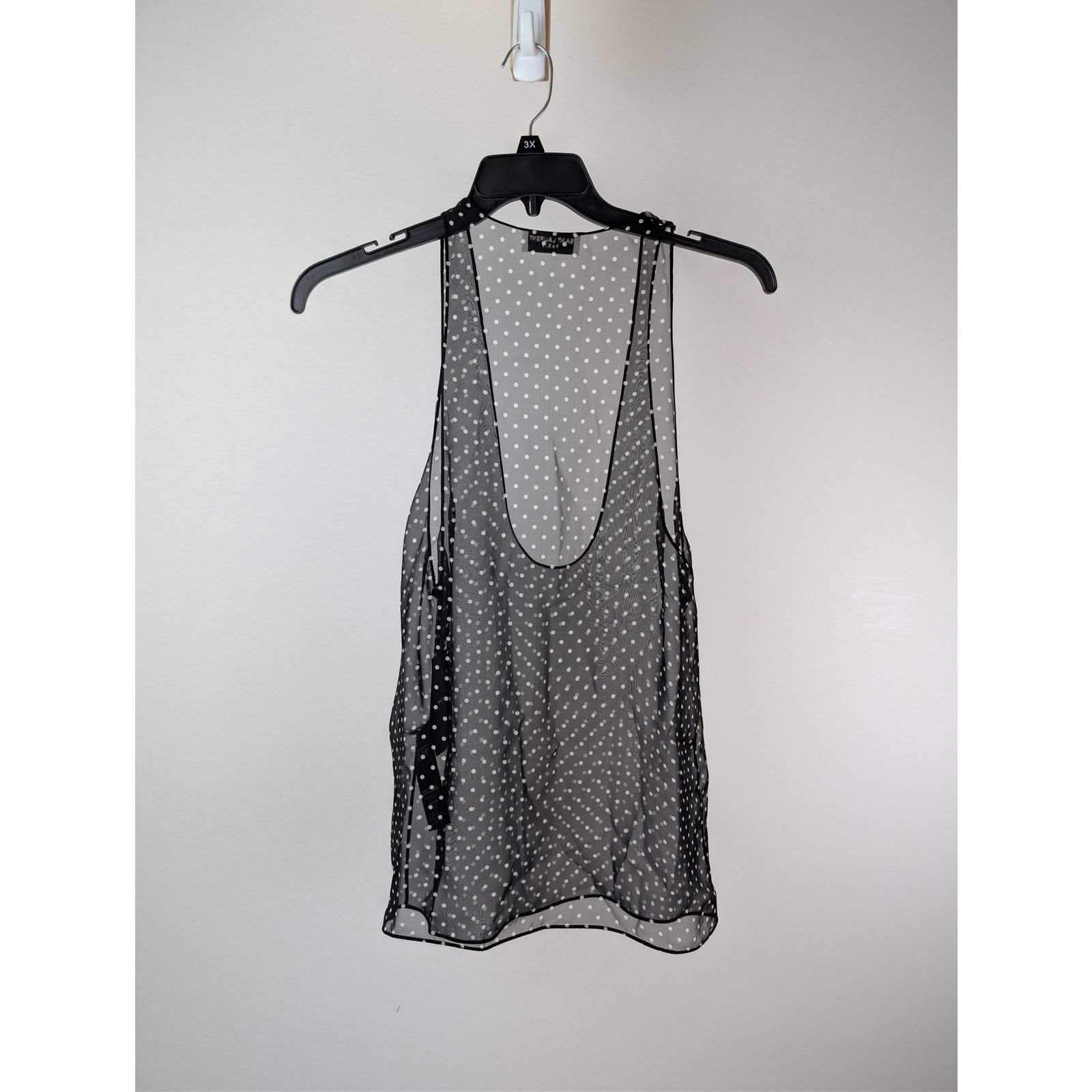 Saint Laurent Paris o1rshd1 Tank Tops / Moussseline Petit Pois in Noir Size US M / EU 48-50 / 2 - 9 Thumbnail