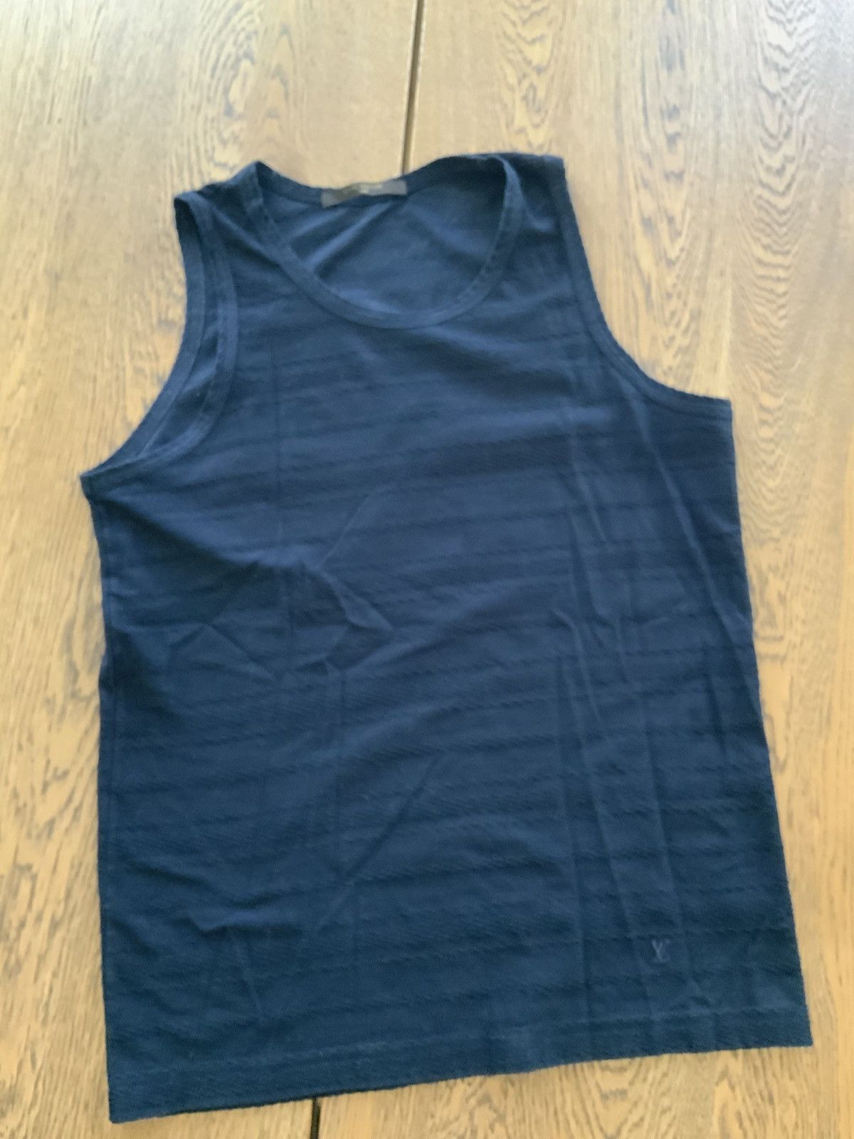 Louis Vuitton Navy cotton tank top Size US S / EU 44-46 / 1 - 1 Thumbnail