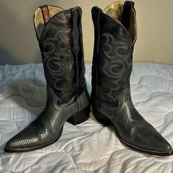 Brand Coyote Joe Boots Snake, Lizard and Calf Skin Size 10.5 women ...