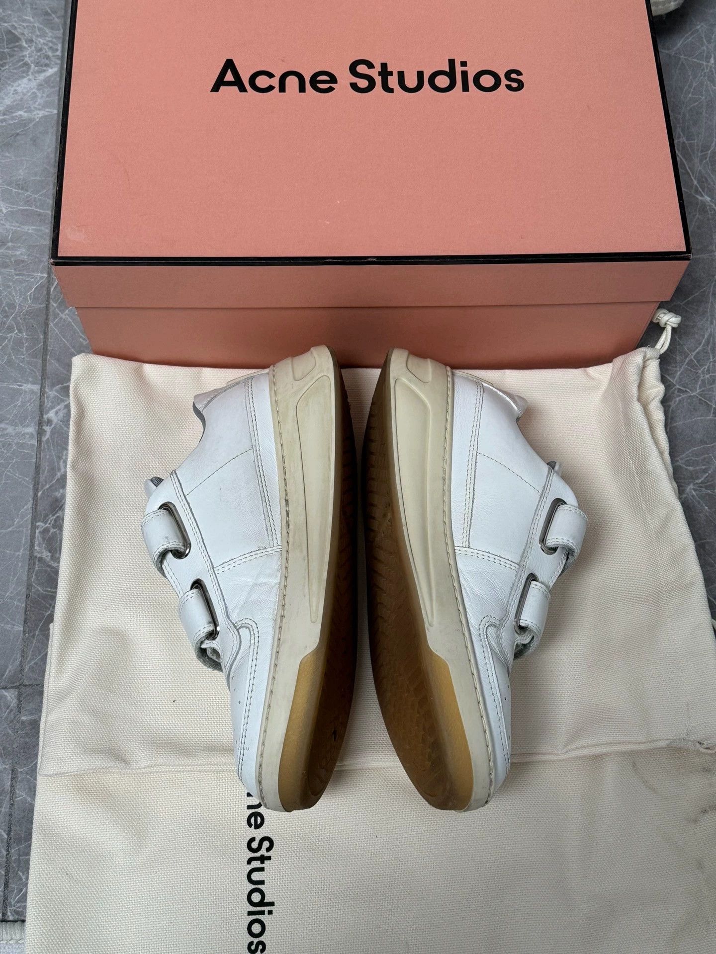 Acne Studios Acne Studios women's white velcro sneakers 35 Size US 4.5 / IT 34.5 - 7 Thumbnail