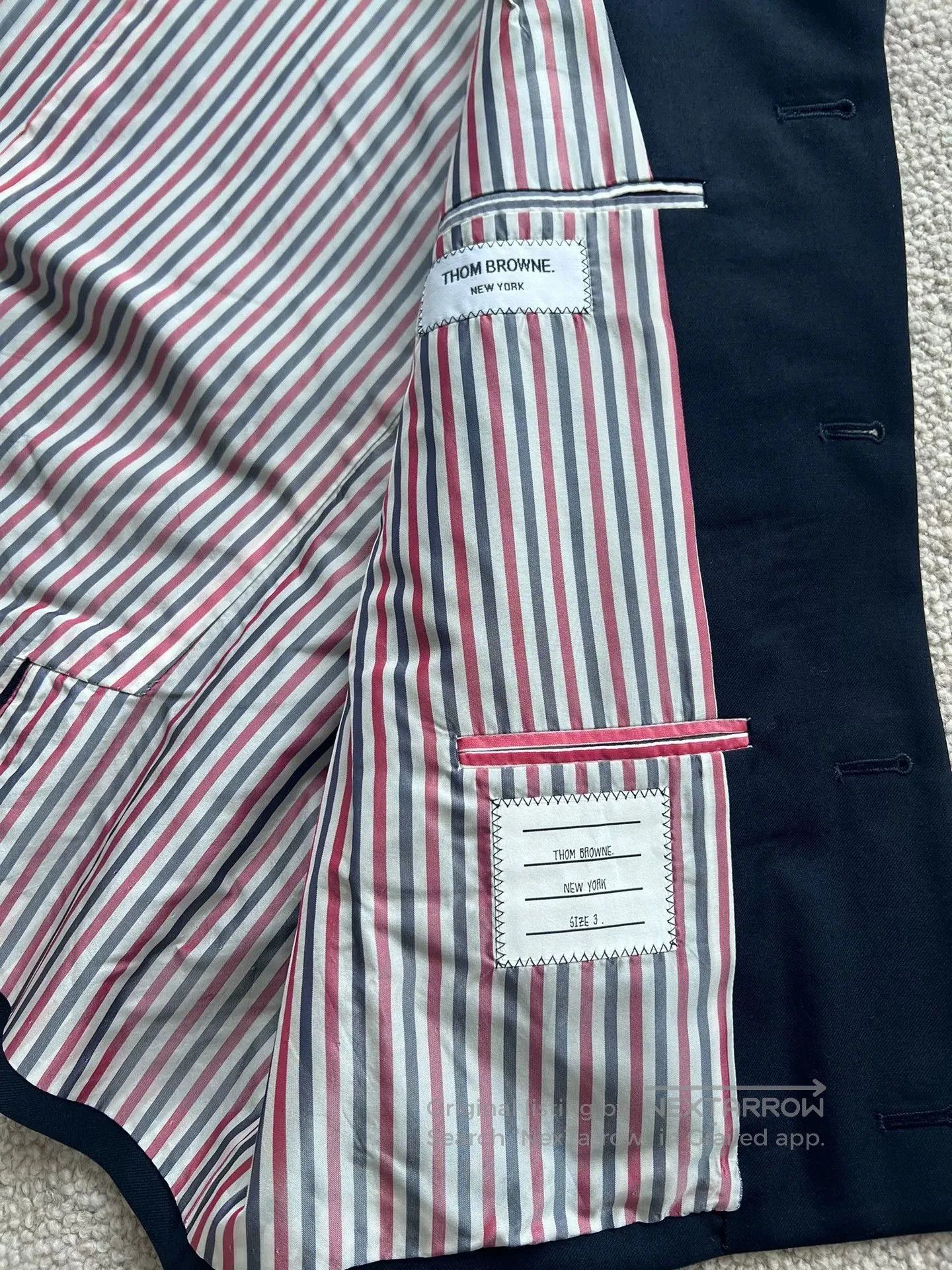 Thom Browne thom browne wool round collar jacket. Size US L / EU 52-54 / 3 - 4 Thumbnail