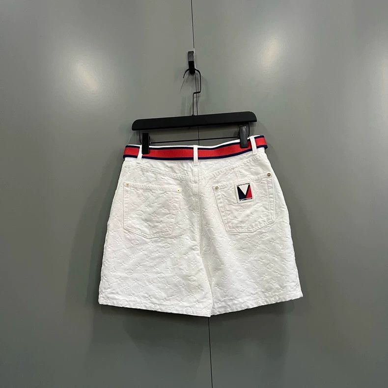 Louis Vuitton Louis Vuitton White logo shorts 2501-Nextarrow Size US 38 / EU 54 - 2 Thumbnail