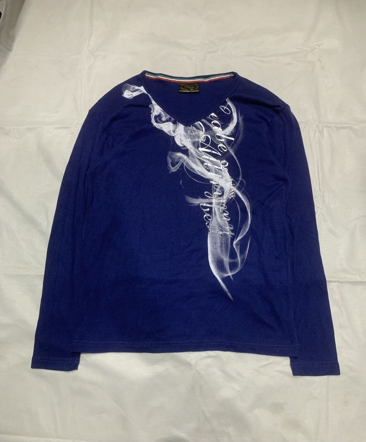 14th Addiction Japanese Pleggi Poem Smoke Style Longsleeve Tee Size US L / EU 52-54 / 3 - 1 Thumbnail