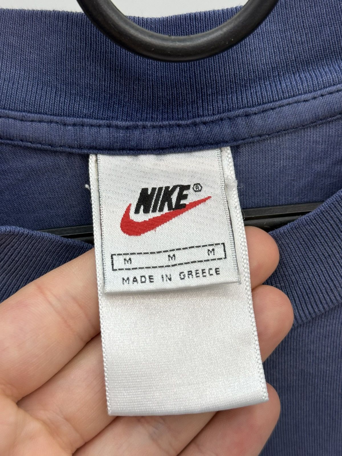 Nike × Vintage Vintage Faded 90s Nike Challenge Court Tennis Big Logo Tee Size US M / EU 48-50 / 2 - 3 Thumbnail