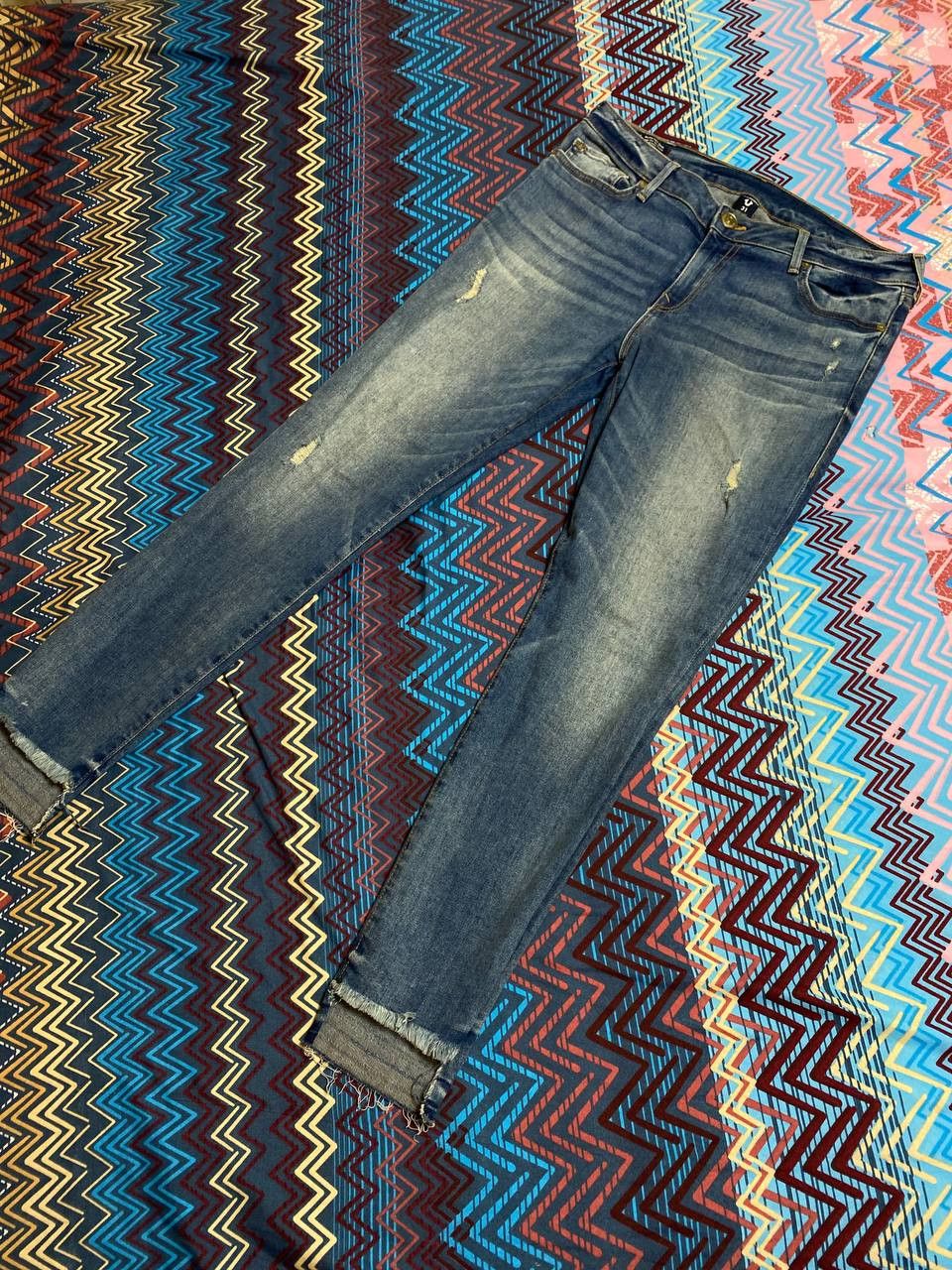 True Religion × Vintage Vintage True Religion Faded Denim Jeans Pants Size 31" - 10 Thumbnail