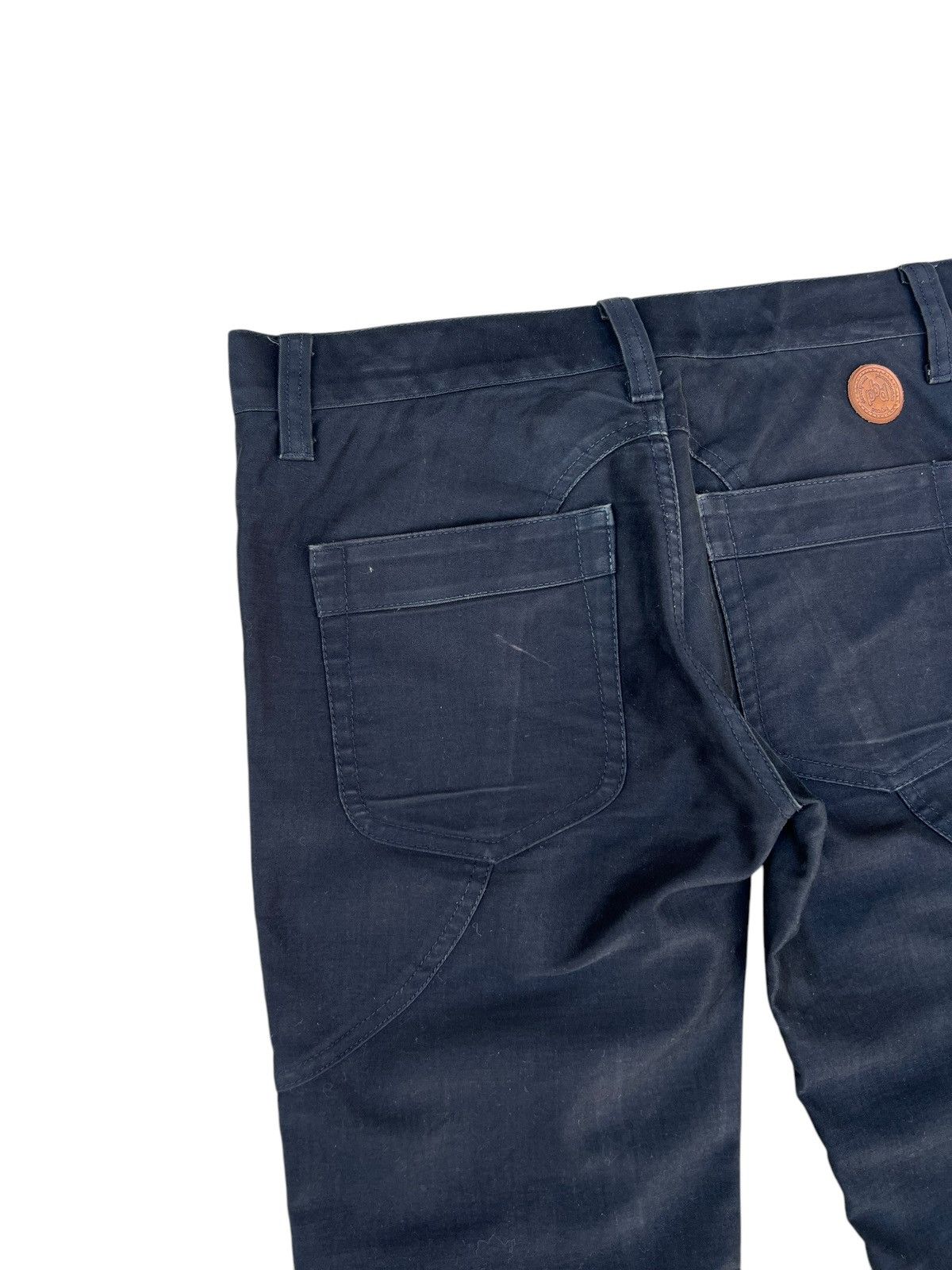 Japanese Brand Phenomenon Japan Fade Black Moleskin Cotton Flare Pant Size US 30 / EU 46 - 14 Thumbnail
