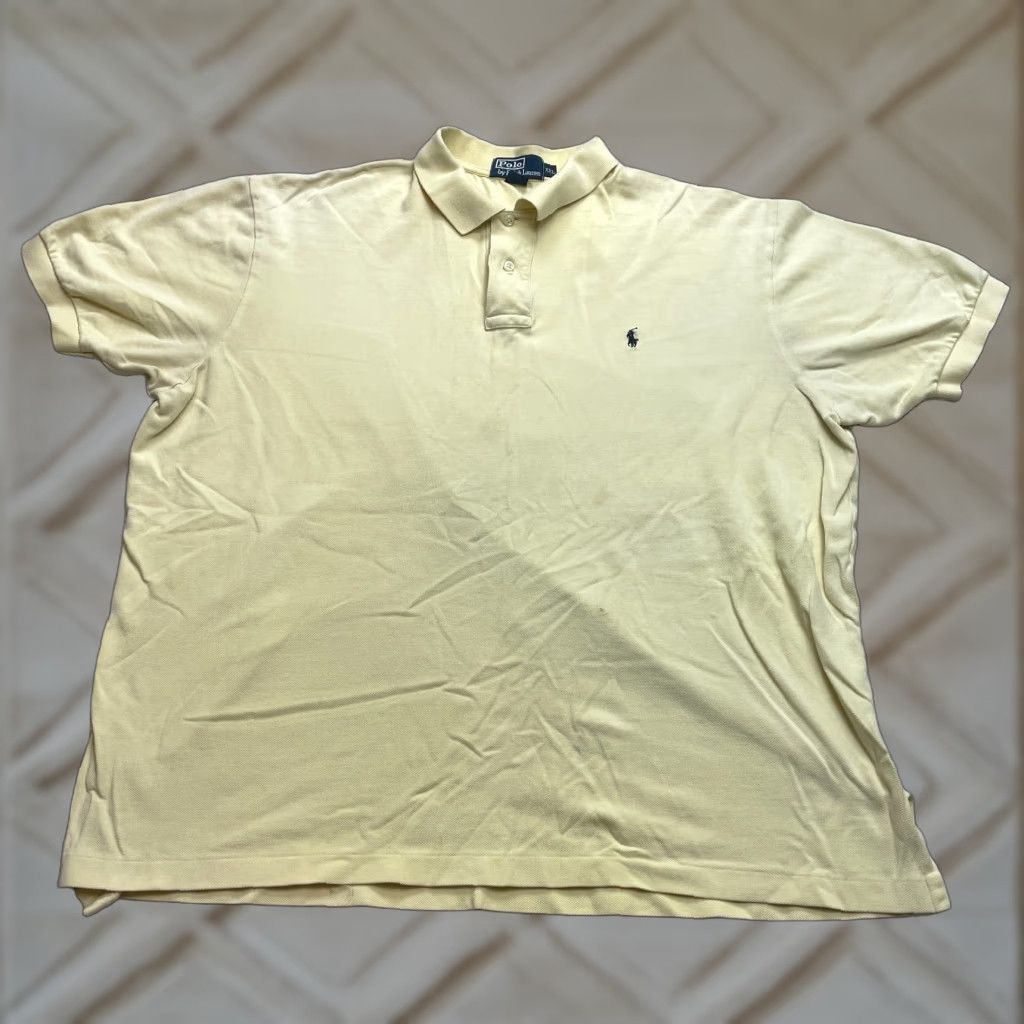 Ralph Lauren Polo by Ralph Lauren Shirt Mens XXL Short Sleeve Yellow Collared Rugby Golf Size US XXL / EU 58 / 5 - 1 Thumbnail