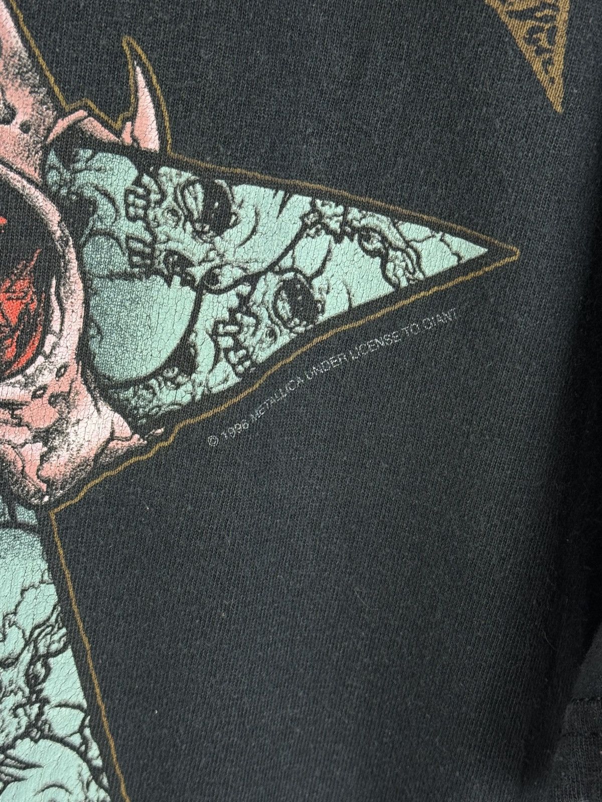 Band Tees 90s Metallica King Nothing 1998 Pushead Metal T-Shirt Size L Size US L / EU 52-54 / 3 - 7 Thumbnail