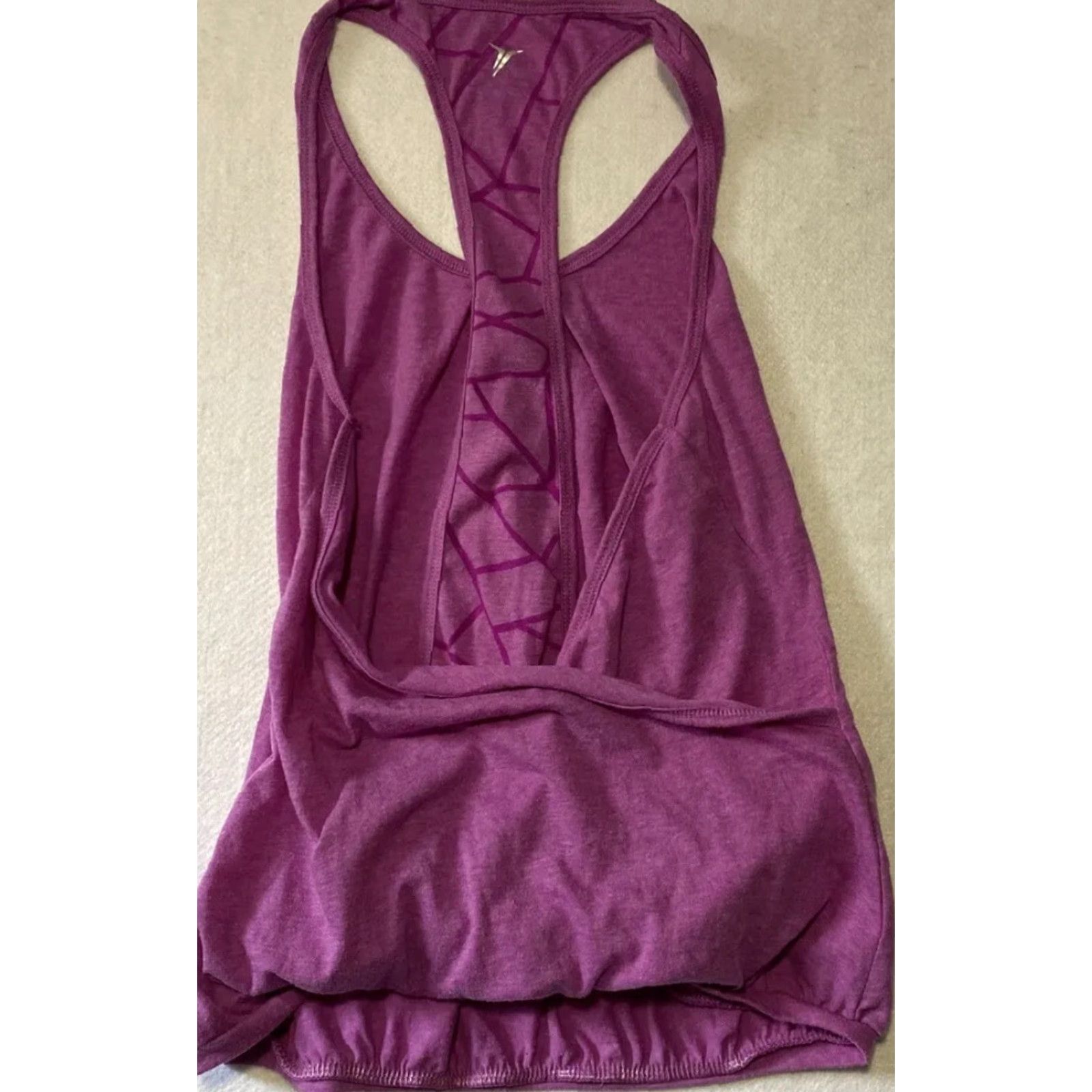 Old Navy Old Navy T-Shirt Women’s S Sleeveless Solid Casual Blouse Tops Purple Cotton Polyester Mock Neck Short Sleeve Athletic Fit Regular Summer Size S / US 4 / IT 40 - 7 Thumbnail