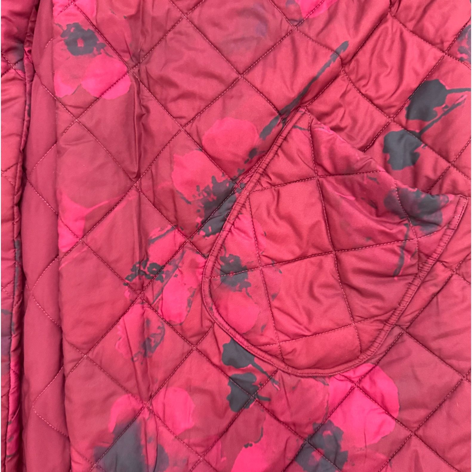 Hutch Hutch Mason Floral Short Sleeve Coat in Red Floral, Size L Size L / US 10 / IT 46 - 7 Thumbnail