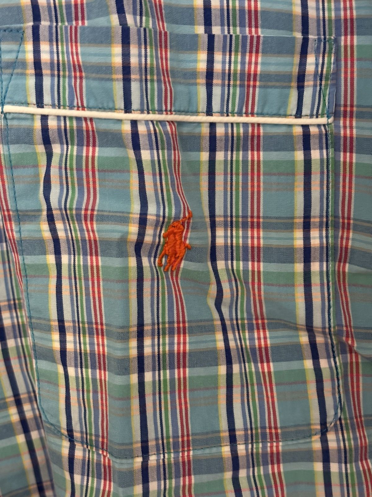 Polo Ralph Lauren Polo Ralph Lauren Plaid Woven Blue Pajama Shirt - L Size US L / EU 52-54 / 3 - 2 Thumbnail