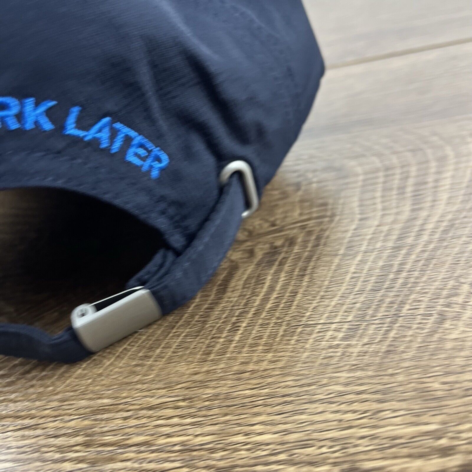Other Golf Now Hat Golf Now Work Later Hat Blue Cap Adjustable Blu Size ONE SIZE - 11 Thumbnail