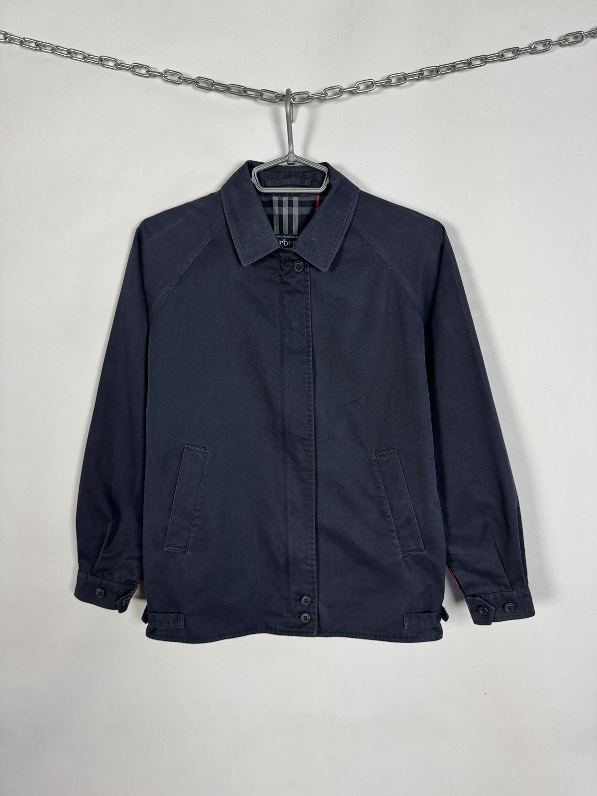Burberry Vintage Burberry London Full Zip Bomber Jacket England 8 Reg Size S / US 4 / IT 40 - 1 Thumbnail