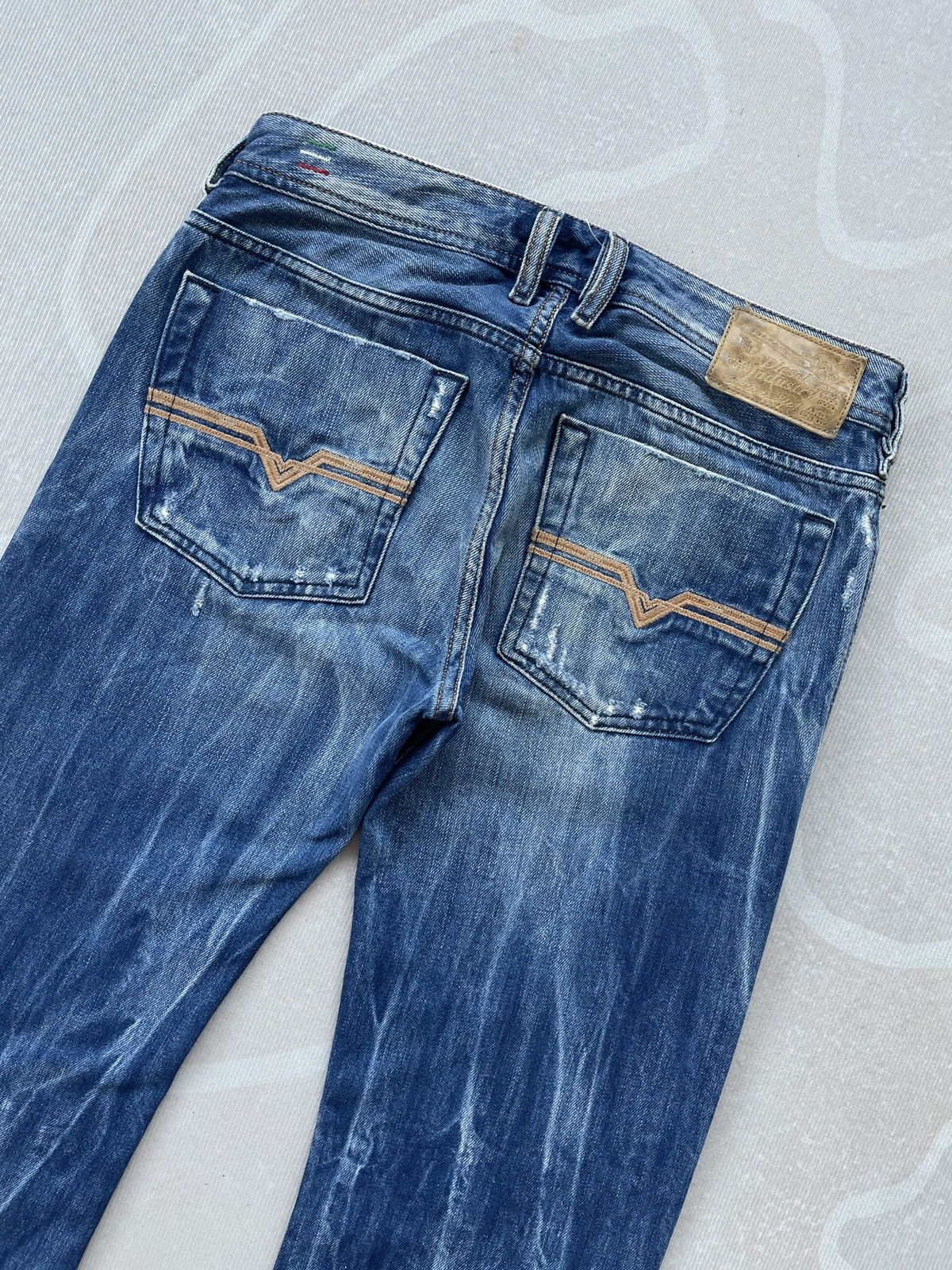 Diesel Diesel Zatiny Jeans (P102) Size US 30 / EU 46 - 4 Thumbnail