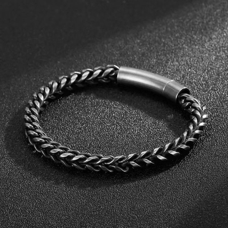Jewelry Hip-Hop Geometric Titanium Steel Bracelet Size ONE SIZE - 2 Thumbnail