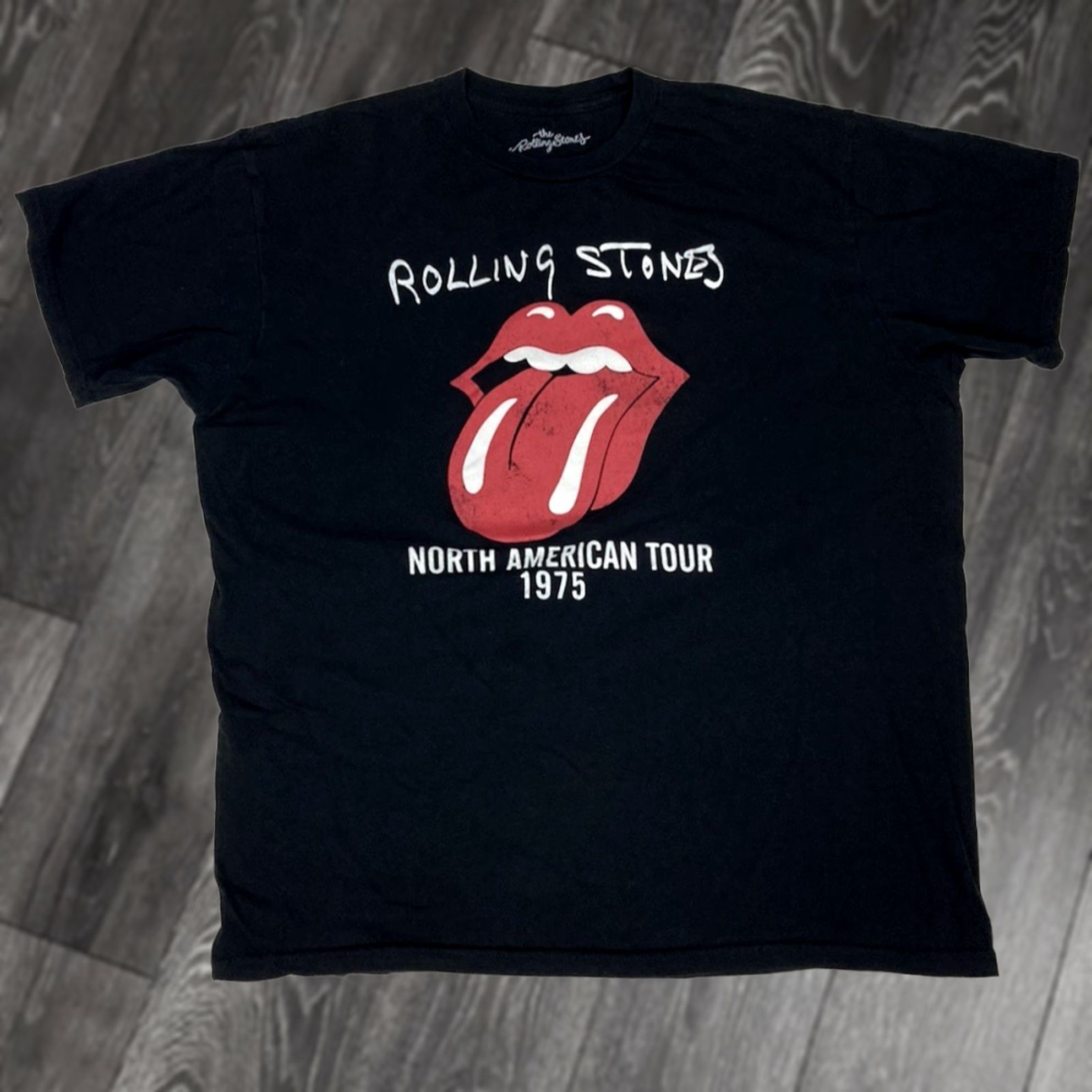 Vintage VINTAGE The Rolling Stones North American Tour 1975 Graphic T-shirt Men XL Music Shirt Size US M / EU 48-50 / 2 - 1 Thumbnail